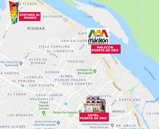 Buscando Hoteles Para La Media Maratón De Barranquilla