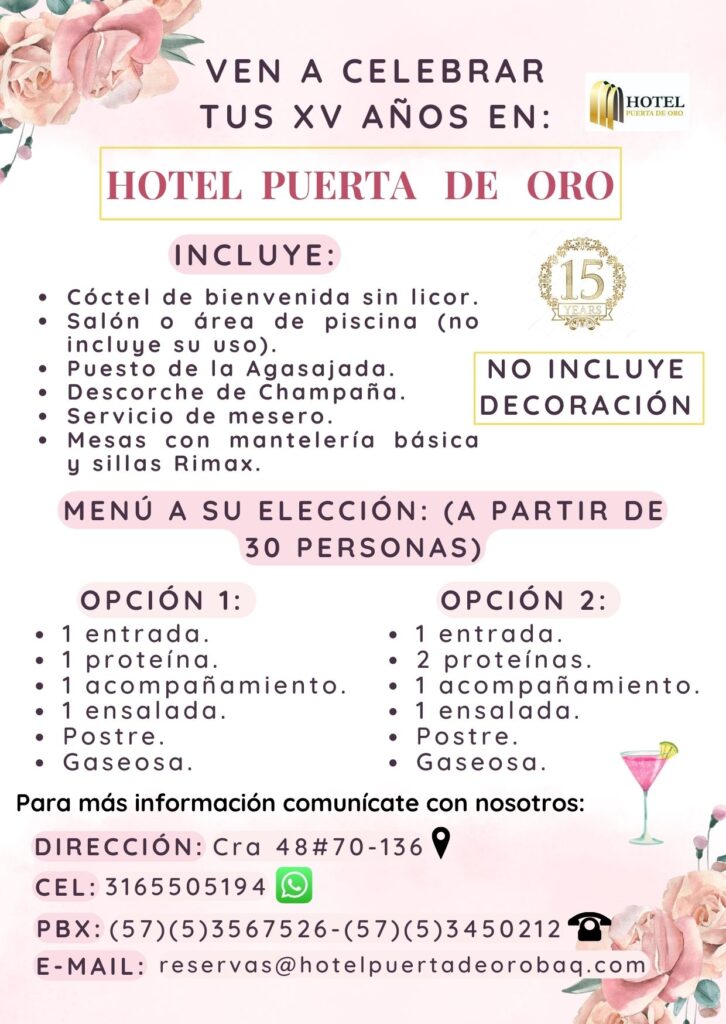 XV años - Hotel Puerta De Oro
